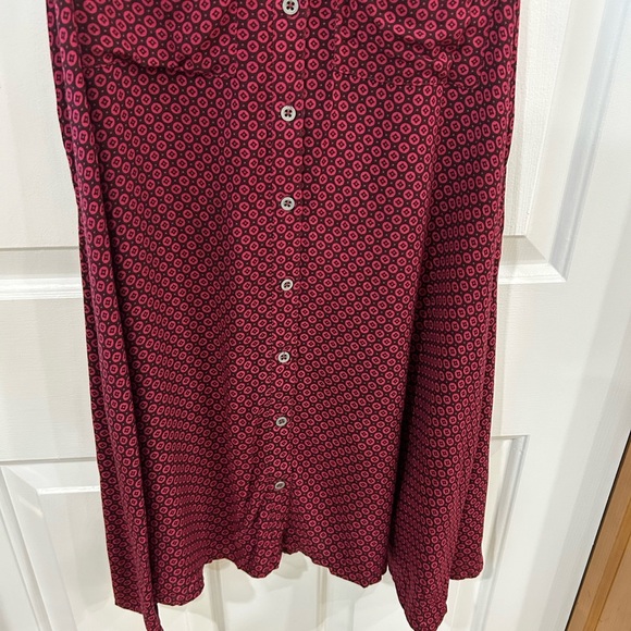 Collezione bordet button up shirt dress lightweight cottagecore 100% viskoz boho - Picture 4 of 7